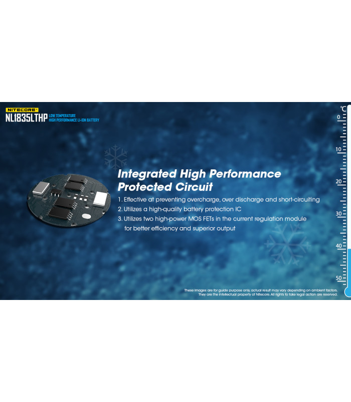 ΜΠΑΤΑΡΙΑ NITECORE 18650, NL1835LTHP,8A (τιμή τεμαχίου)