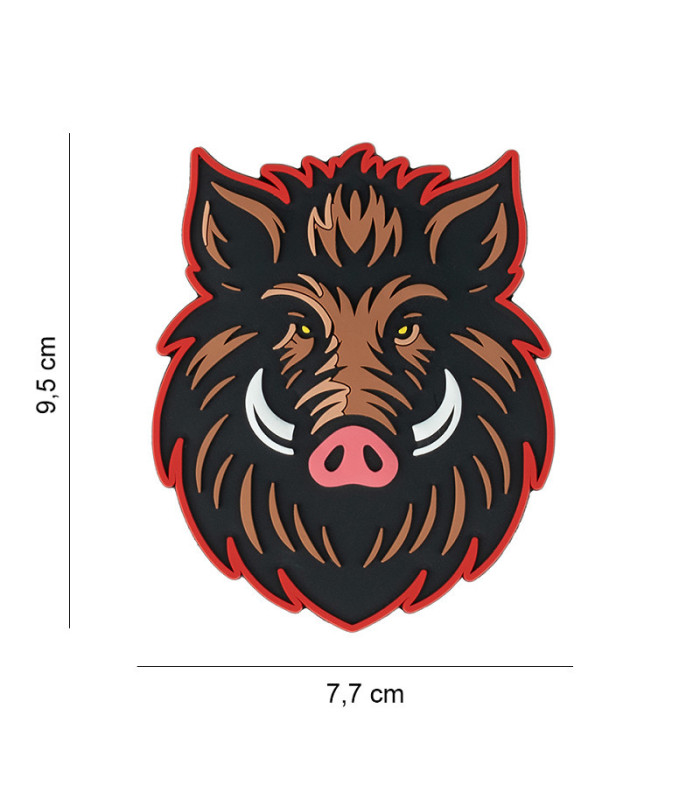 101 INC Decorative Patch 3D PVC Wild Boar | Sabotage Oddal