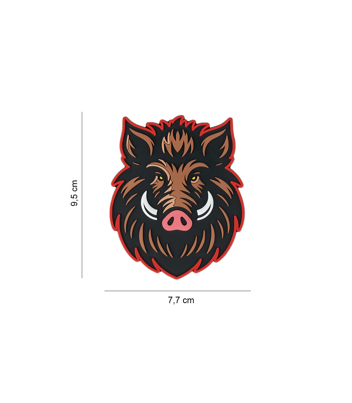 101 INC Decorative Patch 3D PVC Wild Boar | Sabotage Oddal