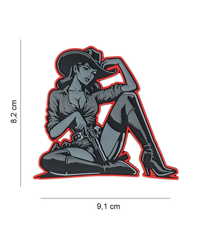 Διακοσμητικό Σήμα 101 INC Patch 3D PVC Cowgirl | Sabotage Oddal