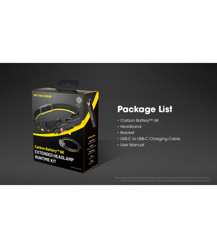 Carbon Battery™ 6K HeadLamp Runtime Kit