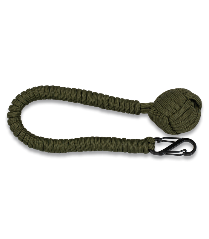 ΜΠΡΕΛΟΚ PARACORD Albainox, Monkey Fist, 31cm -Green
