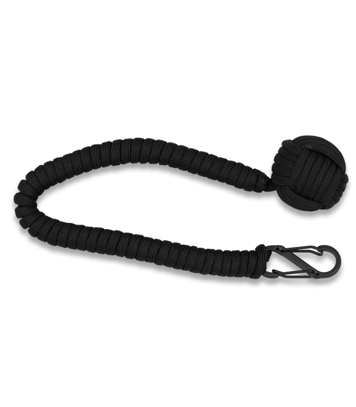 ΜΠΡΕΛΟΚ PARACORD Albainox, Monkey Fist, 31cm -Black