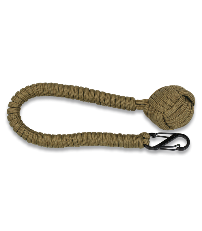 ΜΠΡΕΛΟΚ PARACORD Albainox, Monkey Fist, 31cm -Coyote