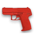 ΠΙΣΤΟΛΙ ΕΚΠΑΙΔΕΥΤΙΚΟ K25, Training Gun RED, Βάρος 765g, 38375