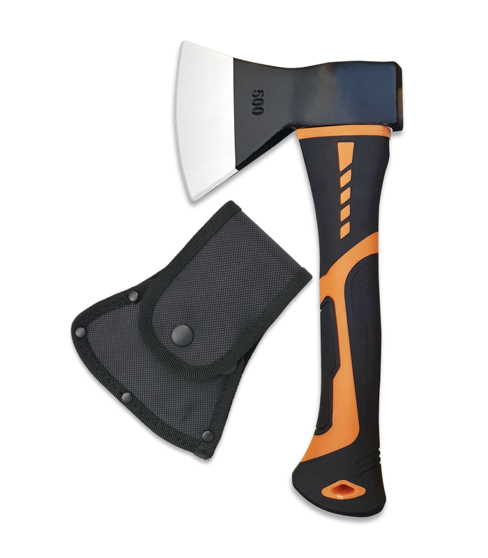 ΤΣΕΚΟΥΡΙ ALBAINOX, Axe Black-Orange, Λάμα 13cm, Βάρος 0,75kg, 32397