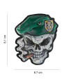 ΔΙΑΚΟΣΜΗΤΙΚΟ ΣΗΜΑ 101 INC PATCH 3D PVC UV SKULL GREEN BERET