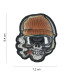 101 INC Decorative Patch 3D UV PVC Skull Beanie Warrior | Sabotage Oddal