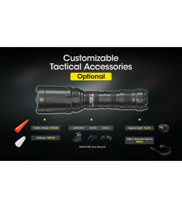 ΦΑΚΟΣ LED NITECORE SMART RING SRT6i, 2100 Lumens