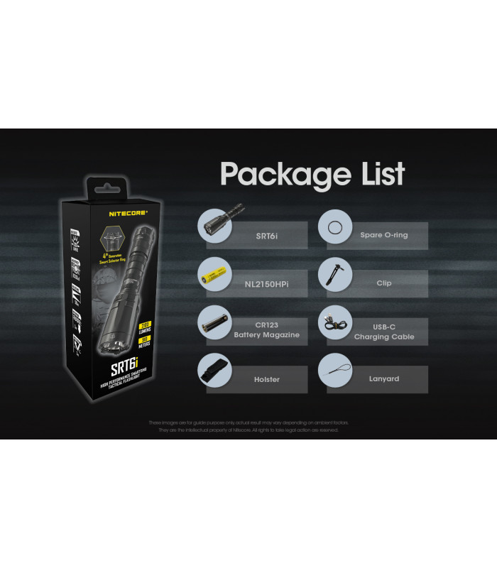 ΦΑΚΟΣ LED NITECORE SMART RING SRT6i, 2100 Lumens