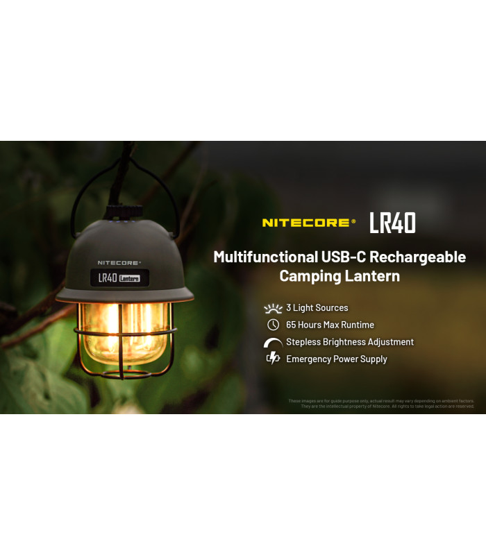 ΦΑΚΟΣ LED NITECORE L series LR40 White
