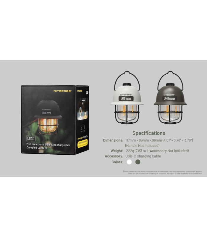 ΦΑΚΟΣ LED NITECORE L series LR40 White