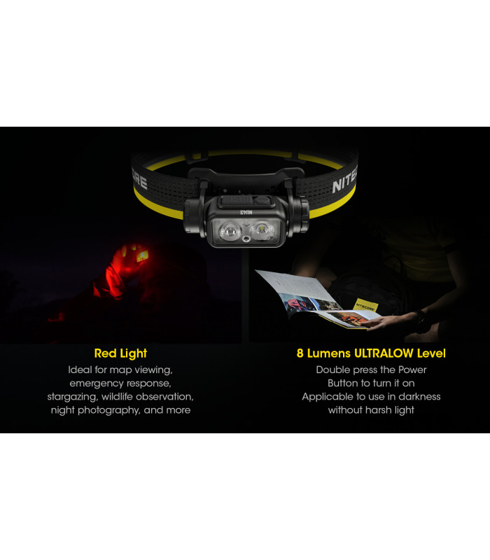 ΦΑΚΟΣ LED NITECORE HEADLAMP NU43, 1400Lm