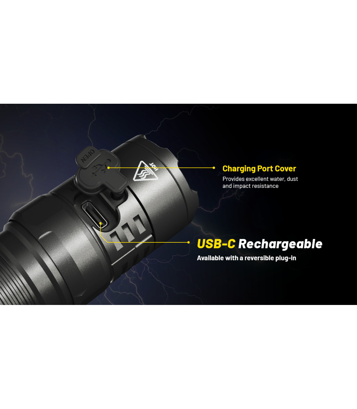 ΦΑΚΟΣ LED NITECORE PRECISE P23i, Tactical, Strobe Ready, 3000lm