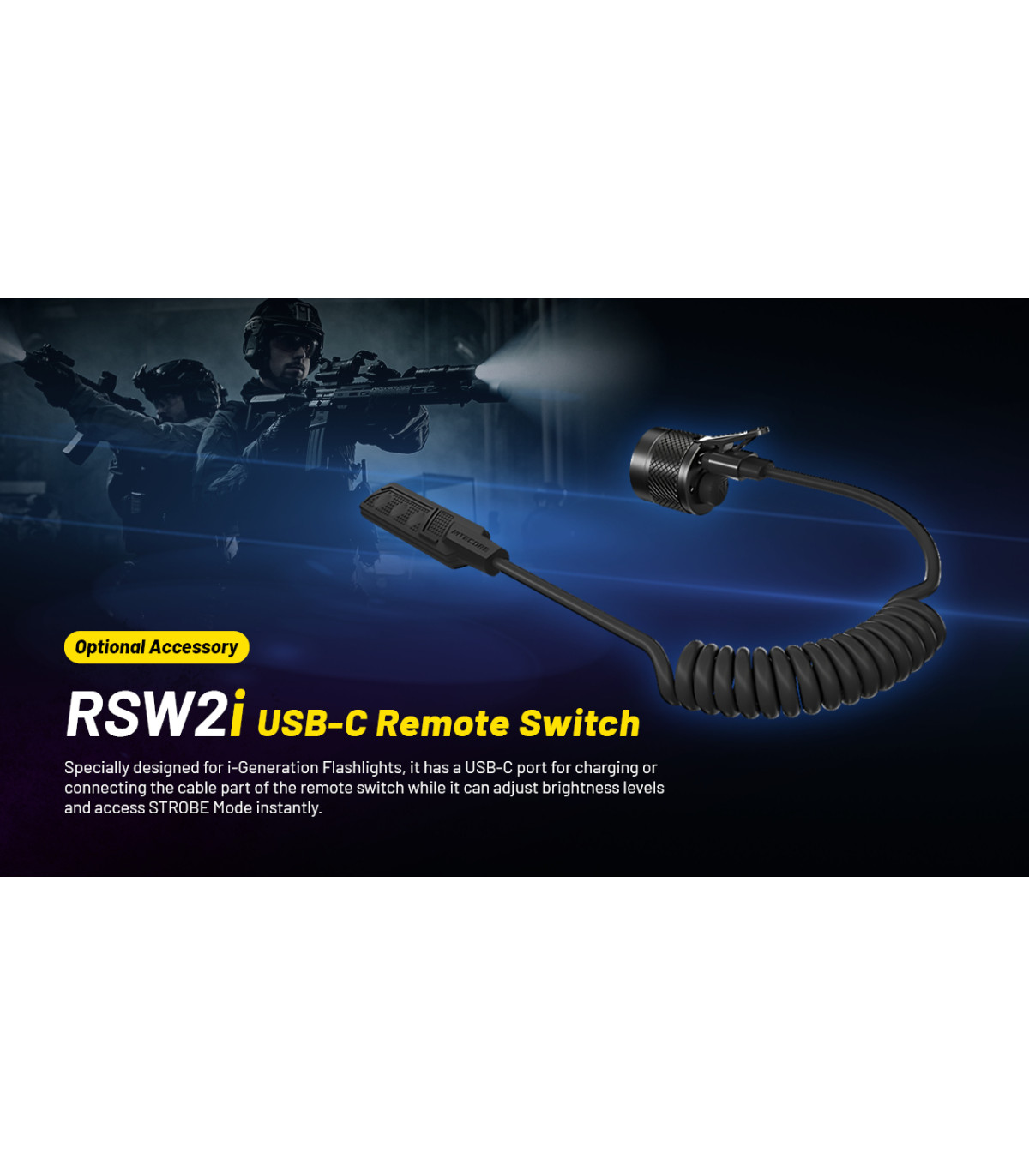 ΦΑΚΟΣ LED NITECORE PRECISE P23i, Tactical, Strobe Ready, 3000lm