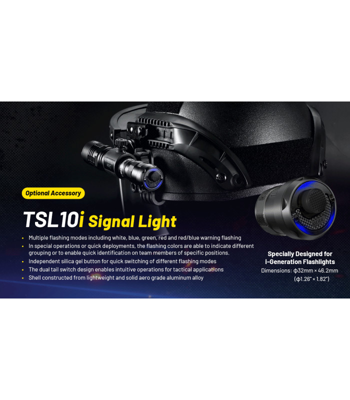 ΦΑΚΟΣ LED NITECORE PRECISE P23i, Tactical, Strobe Ready, 3000lm