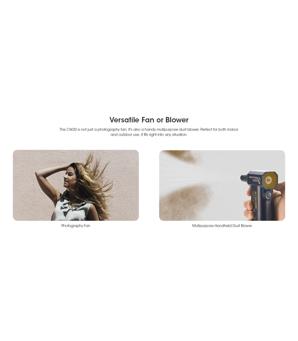 CineWind Photography Fan, CW20