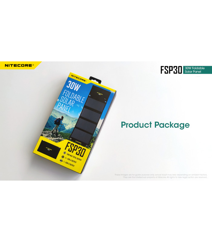 ΗΛΙΑΚΟ PANEL NITECORE FSP30, Φορητό, 30W