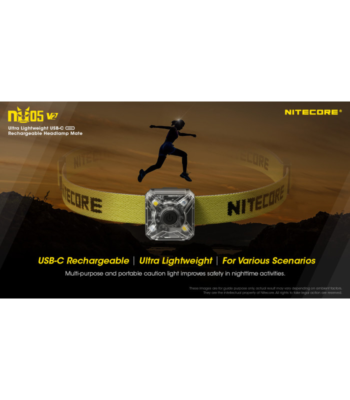 ΦΑΚΟΣ LED NITECORE HEADLAMP NU05V2 ,Kit