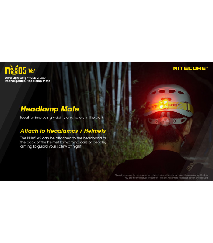 ΦΑΚΟΣ LED NITECORE HEADLAMP NU05V2 ,Kit