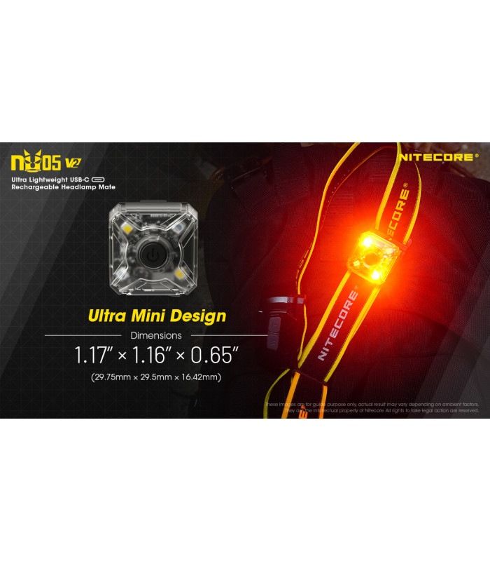 ΦΑΚΟΣ LED NITECORE HEADLAMP NU05V2 ,Kit