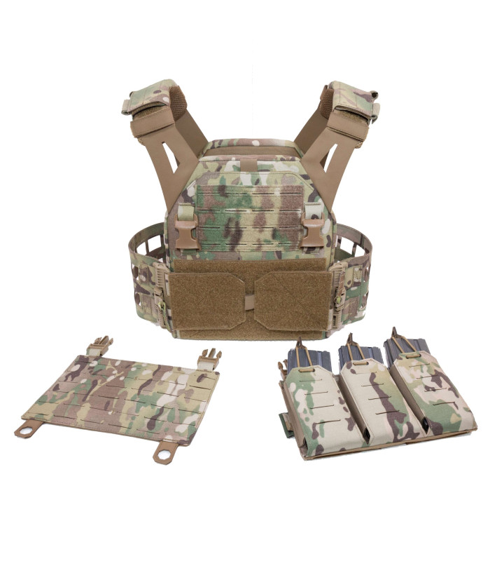 WARRIOR ASSAULT LOW PROFILE CARRIER V2 LASER CUT MK1 MULTICAM