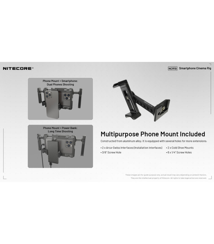 ΒΑΣΗ ΦΩΤΟΓΡΑΦΩΝ NITECORE ΓΙΑ SMARTPHONE