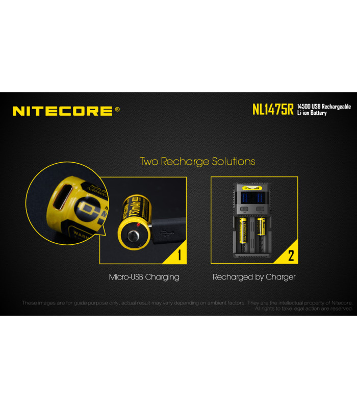 ΜΠΑΤΑΡΙΑ NITECORE NL1475R (τιμή τεμαχίου)