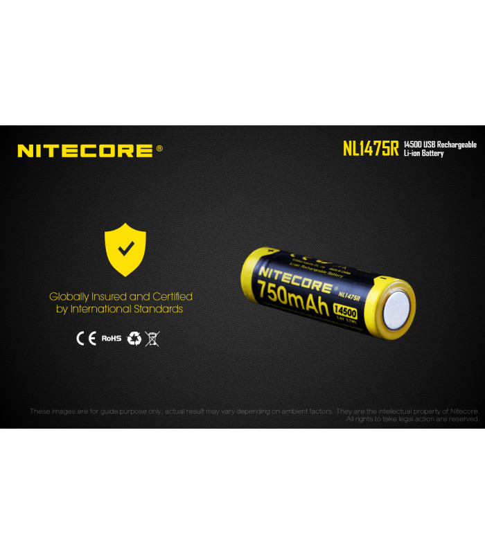 ΜΠΑΤΑΡΙΑ NITECORE NL1475R (τιμή τεμαχίου)