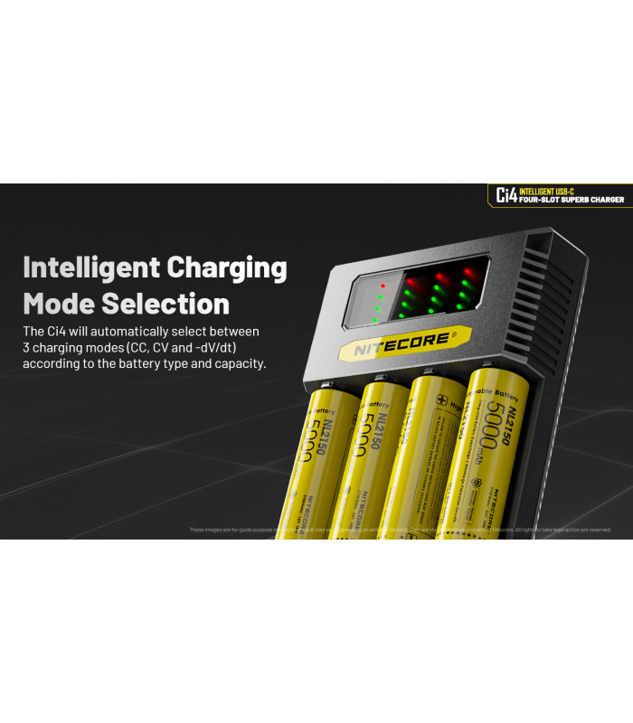 ΦΟΡΤΙΣΤΗΣ NITECORE Ci4, Τεσσάρων Θέσεων