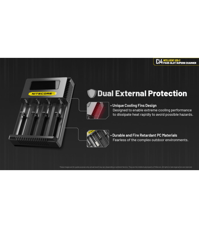 ΦΟΡΤΙΣΤΗΣ NITECORE Ci4, Τεσσάρων Θέσεων