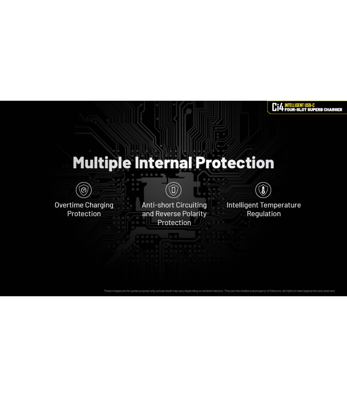 ΦΟΡΤΙΣΤΗΣ NITECORE Ci4, Τεσσάρων Θέσεων