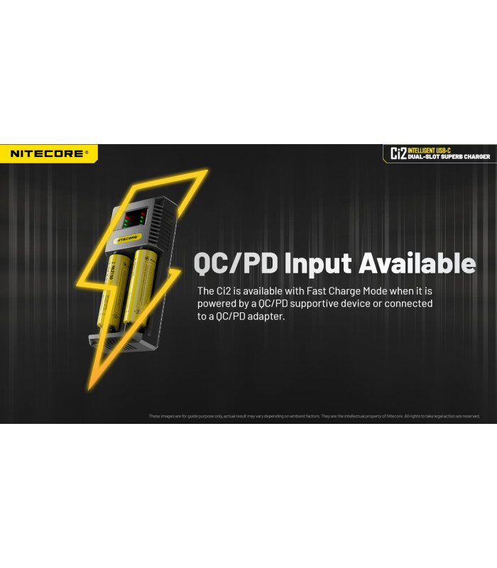 ΦΟΡΤΙΣΤΗΣ NITECORE Ci2, Δύο Θέσεων