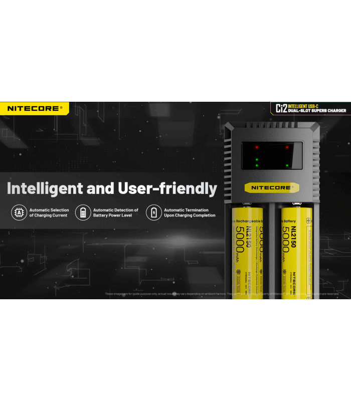 ΦΟΡΤΙΣΤΗΣ NITECORE Ci2, Δύο Θέσεων