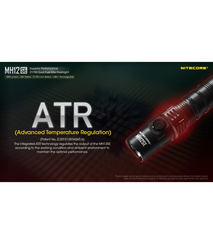 ΦΑΚΟΣ LED NITECORE MULTI TASK HYBRID MH12SE, 1800Lumens