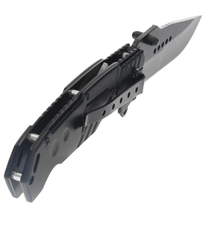 ΣΟΥΓΙΑΣ K25, Tactical pocket knife, BLACK COATED, 19780