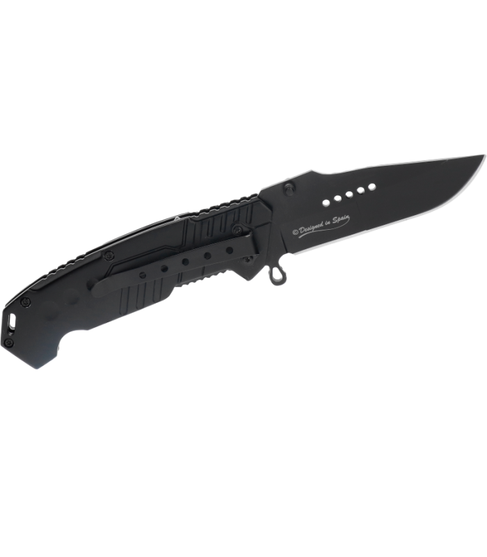 ΣΟΥΓΙΑΣ K25, Tactical pocket knife, BLACK COATED, 19780