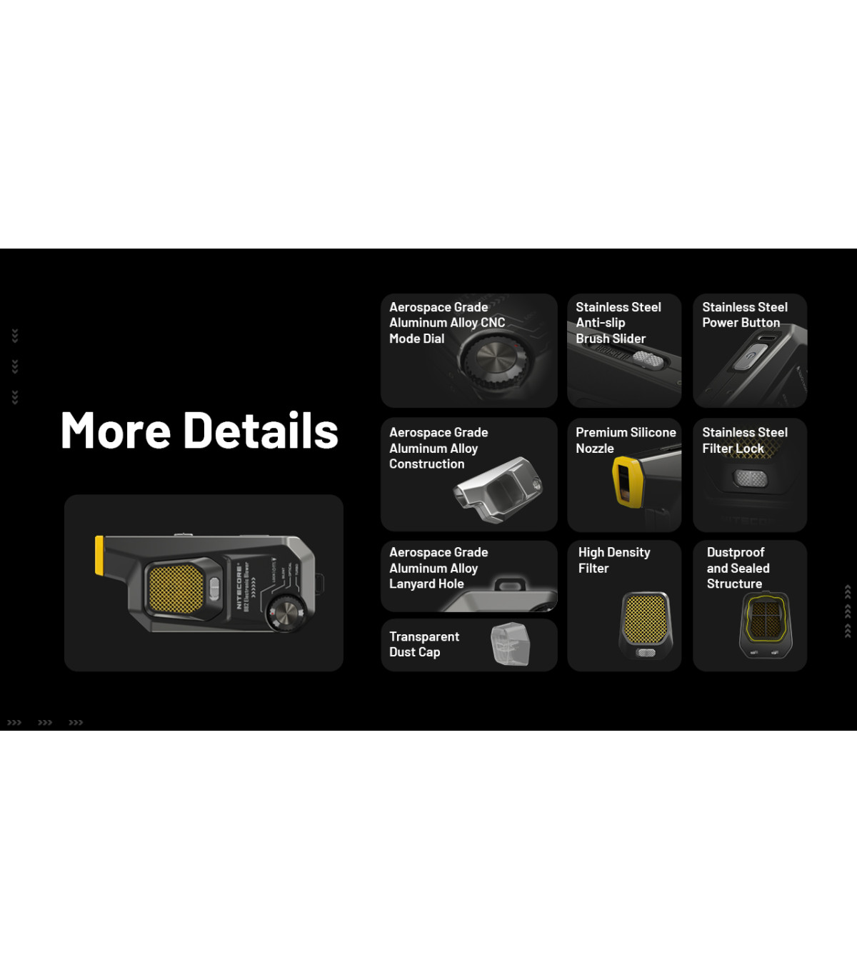 BLOWER BABY BB2, ΦΥΣΗΤΗΡΑΣ NITECORE