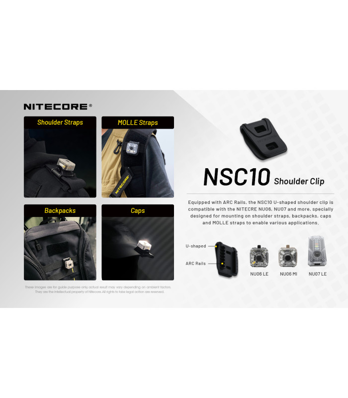 ΒΑΣΗ ΣΤΗΡΙΞΗΣ NITECORE NU06LE, NU06MI, NU07LE