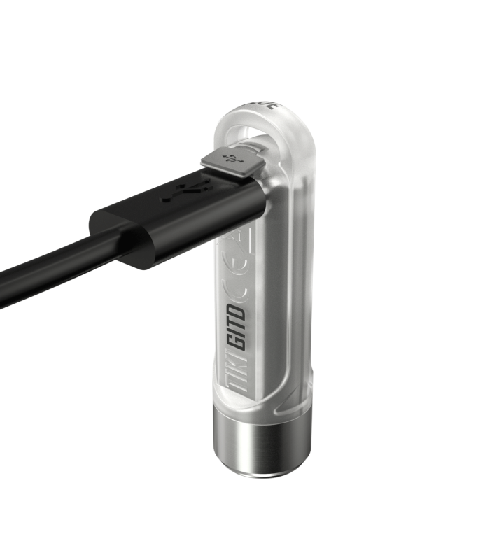 ΦΑΚΟΣ LED NITECORE TIKI GITD Blue, Glow-In-The-Dark, USB-C, 300 lumens