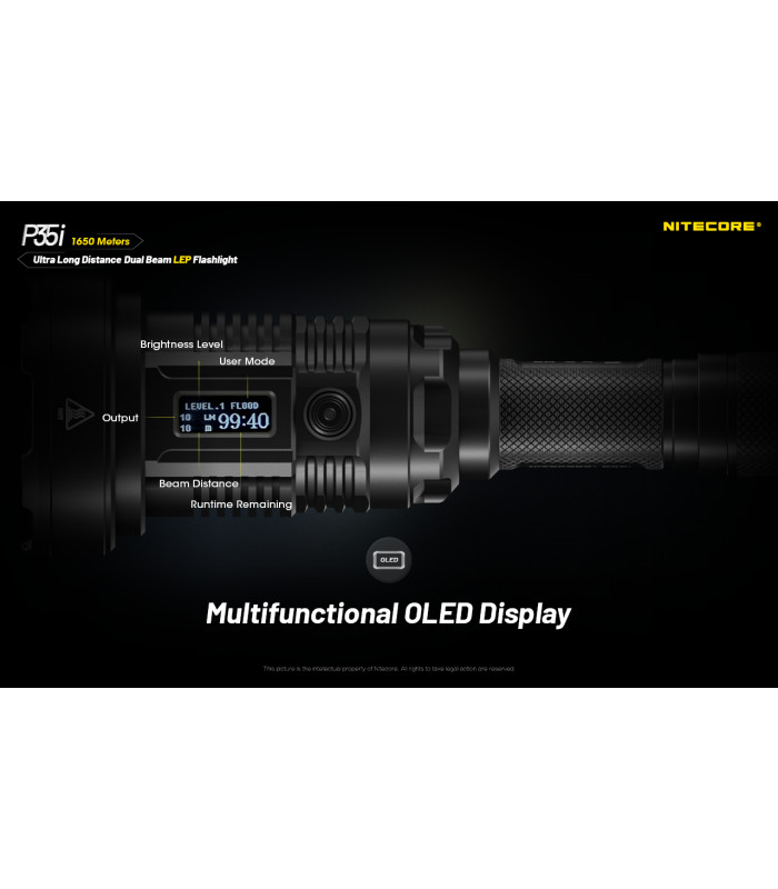 ΦΑΚΟΣ LED NITECORE PRECISE P35i