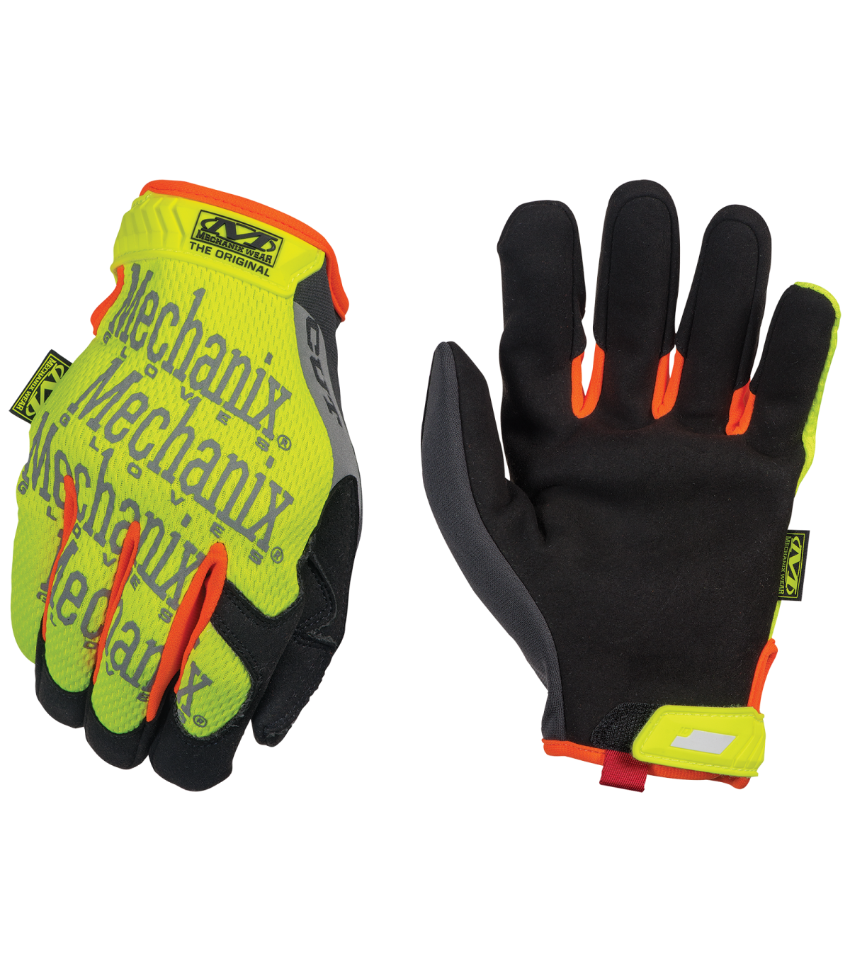 ΓΑΝΤΙΑ MECHANIX, The Original, CR5 Hi-Viz Yellow, Size-XL