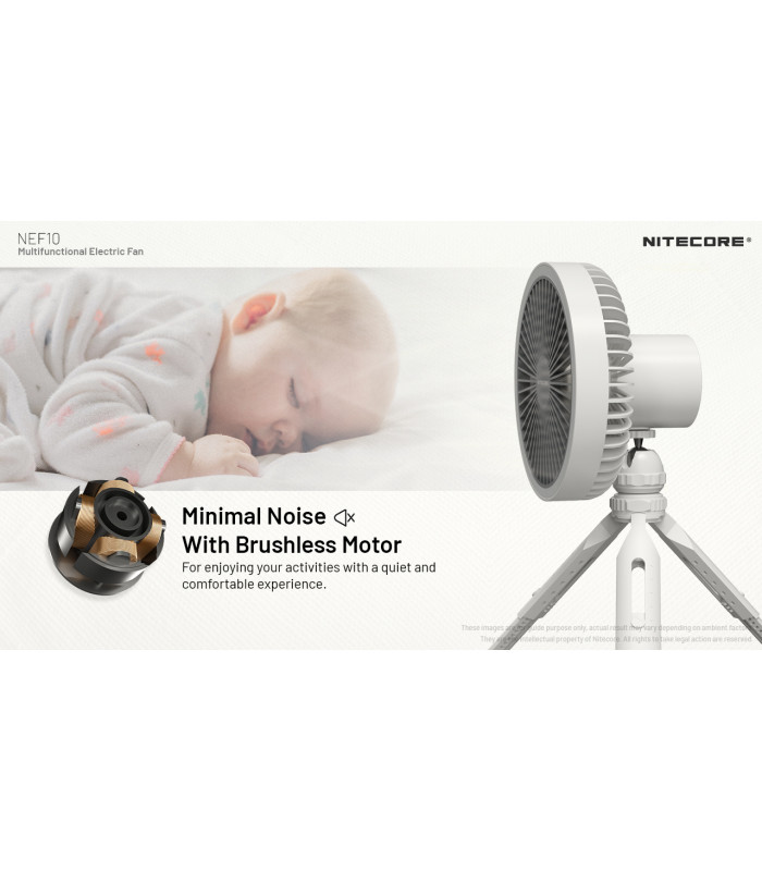 ΑΝΕΜΙΣΤΗΡΑΣ ΠΟΛΥΧΡΗΣΤΙΚΟΣ NITECORE NEF10 Grey