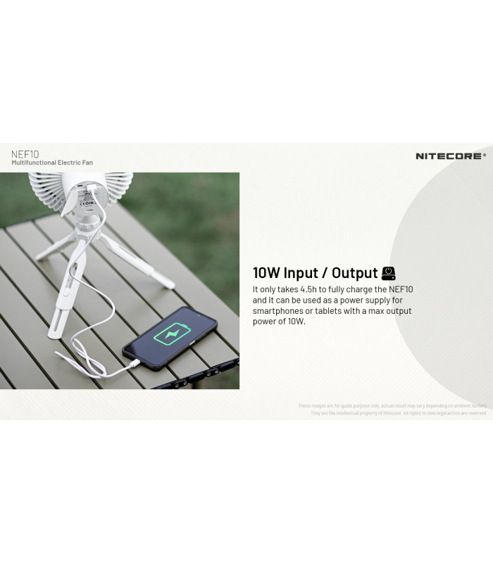 ΑΝΕΜΙΣΤΗΡΑΣ ΠΟΛΥΧΡΗΣΤΙΚΟΣ NITECORE NEF10 Grey