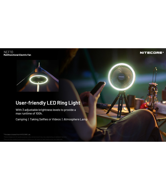 ΑΝΕΜΙΣΤΗΡΑΣ ΠΟΛΥΧΡΗΣΤΙΚΟΣ NITECORE NEF10 Grey