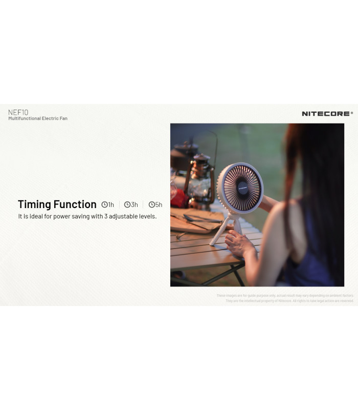 ΑΝΕΜΙΣΤΗΡΑΣ ΠΟΛΥΧΡΗΣΤΙΚΟΣ NITECORE NEF10 Grey