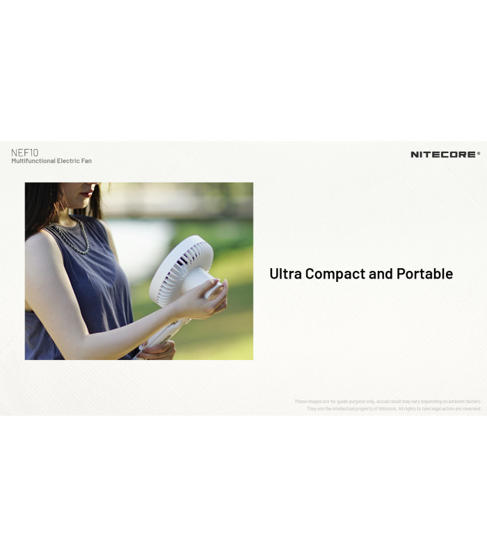 ΑΝΕΜΙΣΤΗΡΑΣ ΠΟΛΥΧΡΗΣΤΙΚΟΣ NITECORE NEF10 Grey