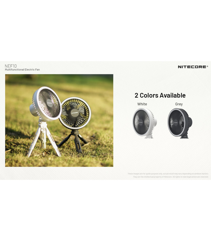 ΑΝΕΜΙΣΤΗΡΑΣ ΠΟΛΥΧΡΗΣΤΙΚΟΣ NITECORE NEF10 Grey