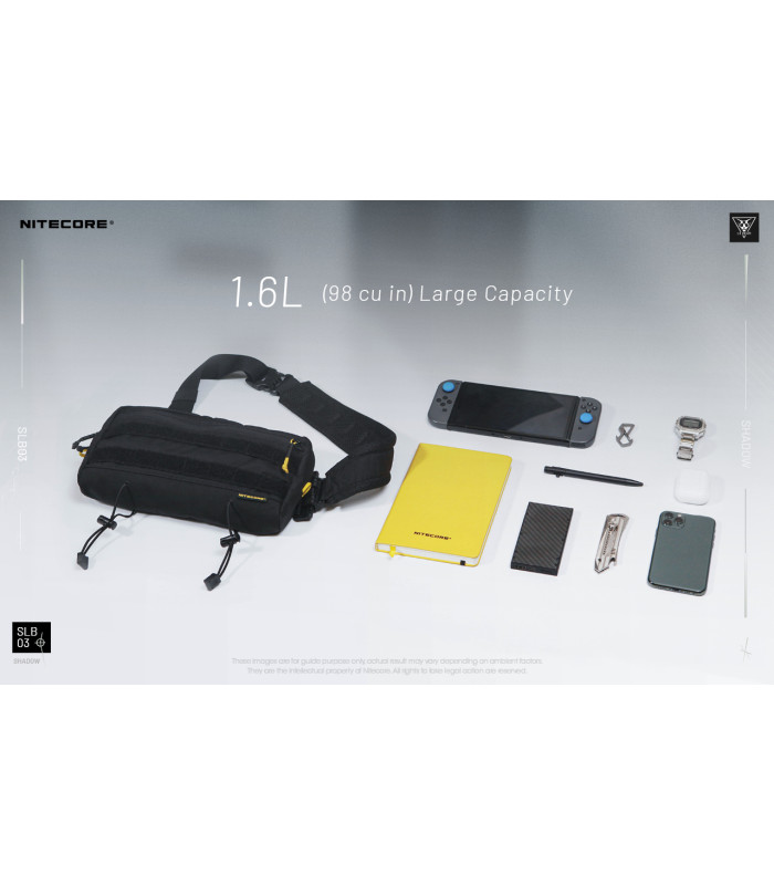 ΤΣΑΝΤΑΚΙ NITECORE EDC, SLB03, High Strength 500D Polyester Fabric, 1.6lt