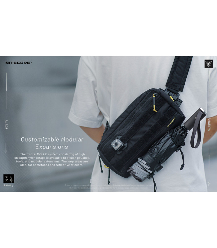 ΤΣΑΝΤΑΚΙ NITECORE EDC, SLB03, High Strength 500D Polyester Fabric, 1.6lt